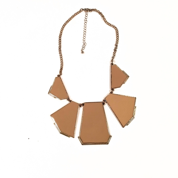 Vintage/Double Sided Triangular Statement Neck,lace - Picture 4 of 6